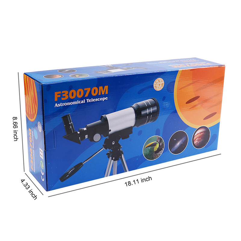 T11.5610 Astronomical Refracting Telescope F300 Lens Clear Aperture 70mm
